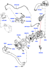 EGR Exhaust Gas Recirculation LR057662 Compatible With LAND ROVER DISCOVERY SPORT (L550) & FREELANDER 2 (L359) | LR2 & RANGE ROVER EVOQUE (L538)